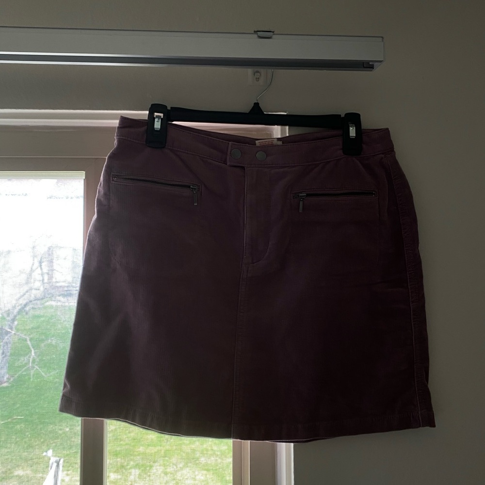 Purple Corduroy Mini Skirt - Never worn before